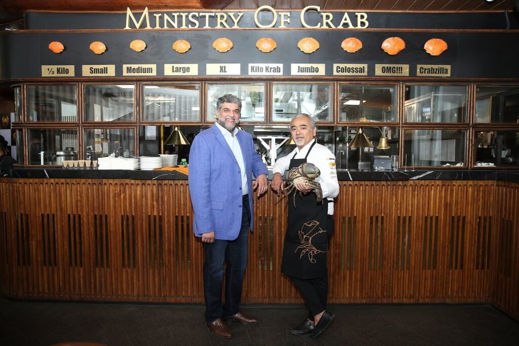 L-R Ramit Bharti Mittal, Executive Chairman And Director, Gourmet Investments Pvt. Ltd. & Chef Dharshan Munidasa