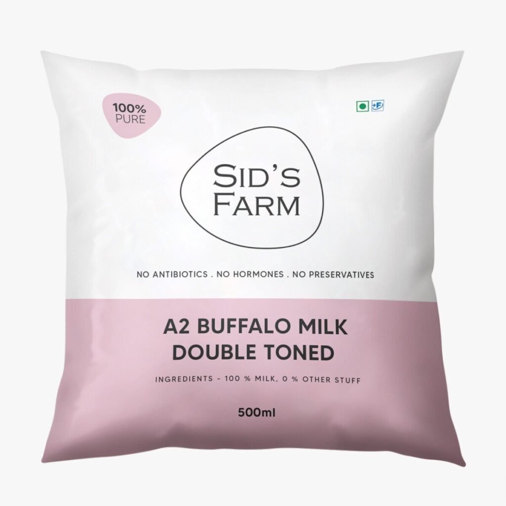 Sid's Farm - Double Toned A2 Buffalo Milk