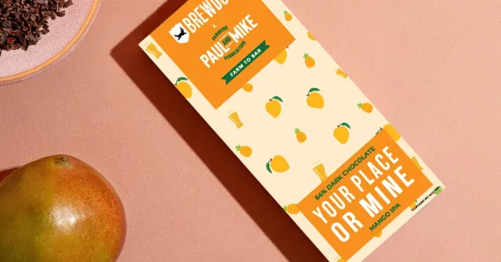 Brewdog Partners with Paul and Mike to Launch a Unique Mango Dark Chocolate