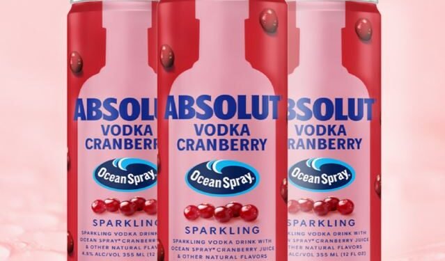 Absolut Vodka and Ocean Spray enter the booming RTD cocktail space