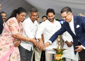 Jagan Lays Foundation Stones for 2 Oberoi Properties in AP