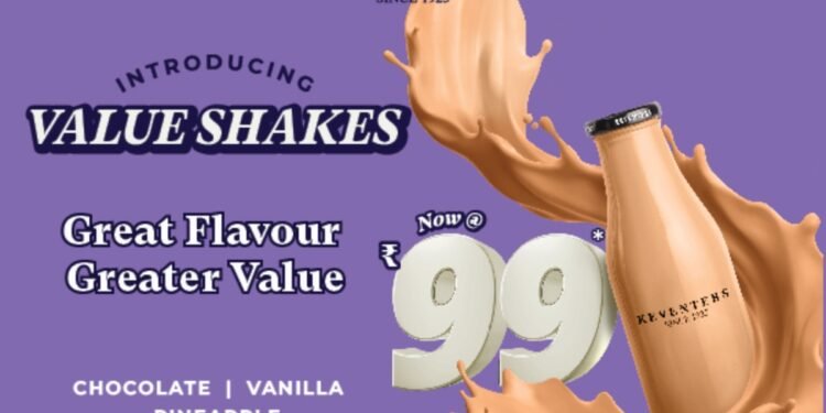 Keventers Introduces Budget-Friendly Value Shakes for Rs99