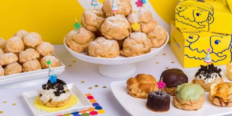 Japanese Beard Papa’s Collaborate with Austin’s H Mart for Cream Puffs