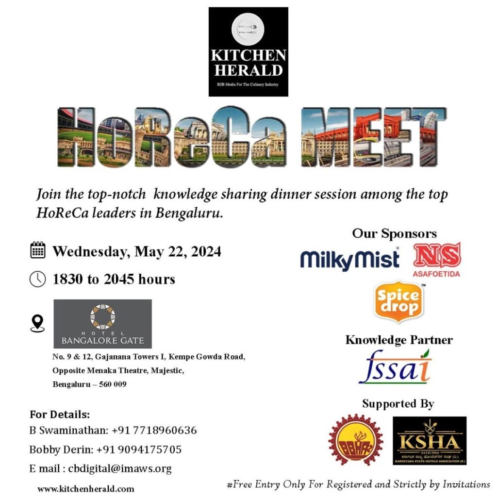 Registration For HoReCa Meet In Bengaluru