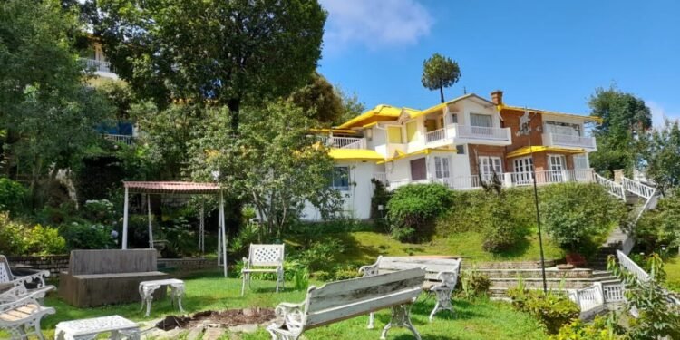 The Hotel Offers A Breathtaking View Of The Majestic Himalayas.