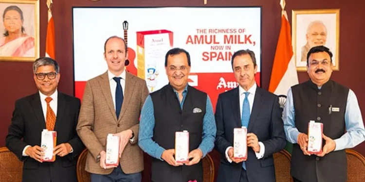 GCMMF Launches Amul Milk in Spain, Expands Global Footprint