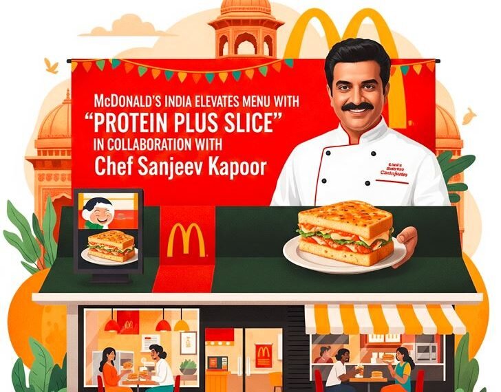 McDonald’s India Elevates Menu with ‘Protein Plus Slice’ in Collaboration with Chef Sanjeev Kapoor