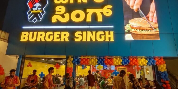 Burger Singh Opens Third Outlet in Bengaluru
