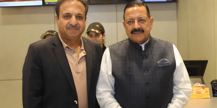 Minister Dr. Jitendra Singh Praises McDonald