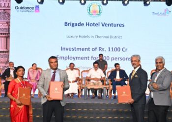 ₹1,100 Crore Investment in Chennai: Brigade Hotels Signs Agreement with Tamil Nadu Government