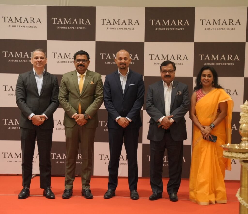 "Samir MC, CEO of Tamara Leisure Experiences, announcing Rae by Tamara brand launch"