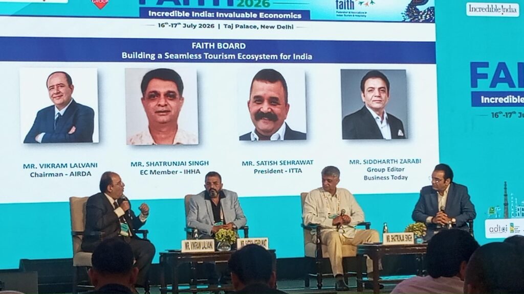 AIRDA Advocates Destination-Led Growth for India’s Tourism Economy at FAITH Tourism Conclave 2026